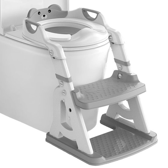 Tubiaz Toiletbril voor kinderen, met trap, in hoogte verstelbaar