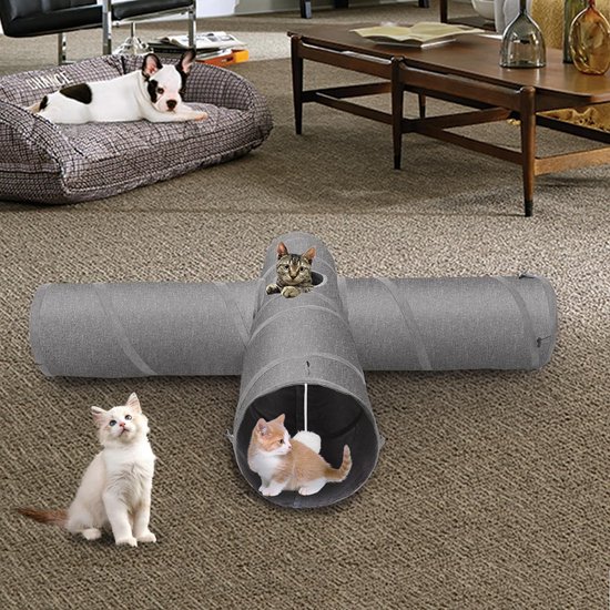 Tunnels voor katten, interactief opvouwbaar speelgoed