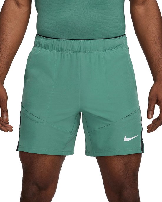 Nike Court Dri-Fit Advantage tennis short heren groen