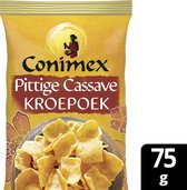 Conimex Kroepoek - Pittige Cassave - gemaakt van cassave en tapiocabloem - 12 x 75 g