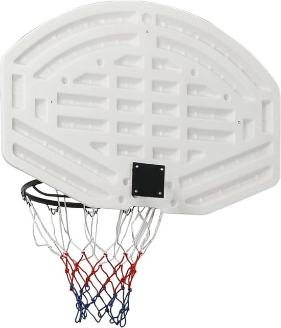 Foto: Vdxl basketbalbord 90x60x2 cm polyetheen wit