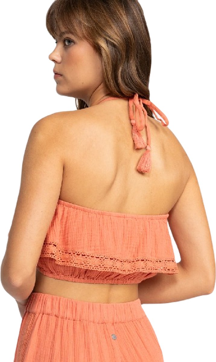 Roxy Golden Tropic Top Abrikozenbrandewijn Goud