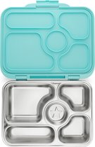 Yumbox Presto RVS - lekvrije Bento box - lunchbox volwassenen - Tulum Aqua Blue