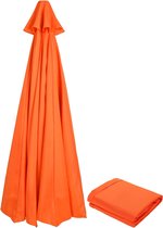 Vervangende luifel voor terrasparaplu van 3 m Dikke en sterke vervangingshoes voor marktparaplu met 6 ribben Buitenparaplu Zonbeschermingsluifel (alleen luifel)