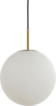 Light & Living Hanglamp Medina - Wit Glas- Ø40cm - Modern - Hanglampen Eetkamer, Slaapkamer, Woonkamer