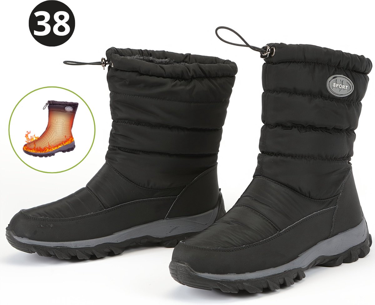 Livano Snowboots Wintersport Sneeuwboots Ski Gadgets Voor Dames Sneeuwschoenen Zwart