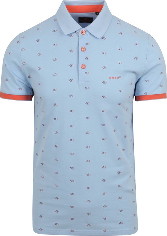 New Zealand Auckland - Polo Pirongia Bleu Clair - Coupe Regular - Polo Homme Taille L