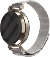 Strap-it Milanees smartwatch bandje 14mm - Sterrenlicht gekleurd RVS Milanese band met magneetsluiting geschikt voor de Garmin Lily 2 (niet de eerste versie)