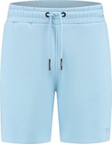 Ballin Amsterdam - Heren Regular fit Shorts Sweat - Lt Blue - Maat XL