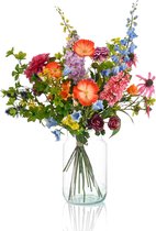 Emerald - Boeket Electric Love - 90cm hoog - Roze - 16 stelen - Kunstboeket - Zijde boeket