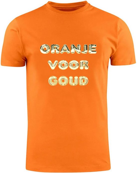 Oranje voor Goud Oranje T-shirt | Nederlands Elftal | EK Duitsland 2024 | Voetbal | Unisex | Trui | Sweater | Hoodie | Dames en Heren | Capuchon