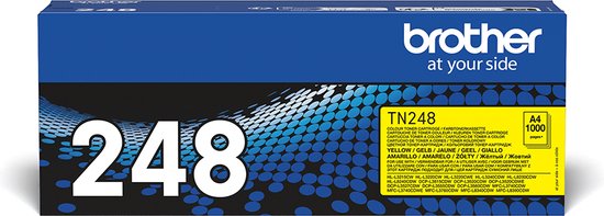 Brother Toner TN-248Y Gelb bis zu 10.00 Seiten ISO/IEC 19798