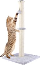 Krabpaal voor katten, 74 cm, met sisaltouw en zachte pluche hoes