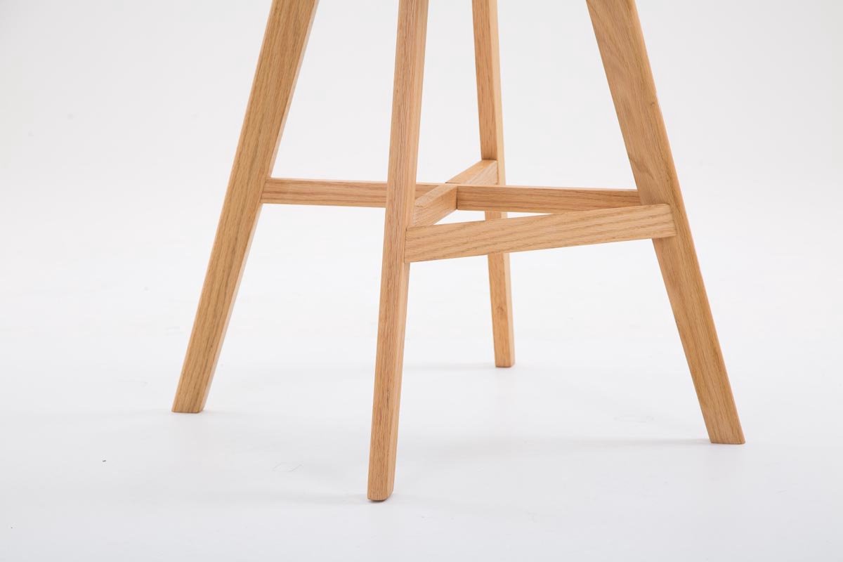CLP Cannes Barkruk - Stof blauw natura