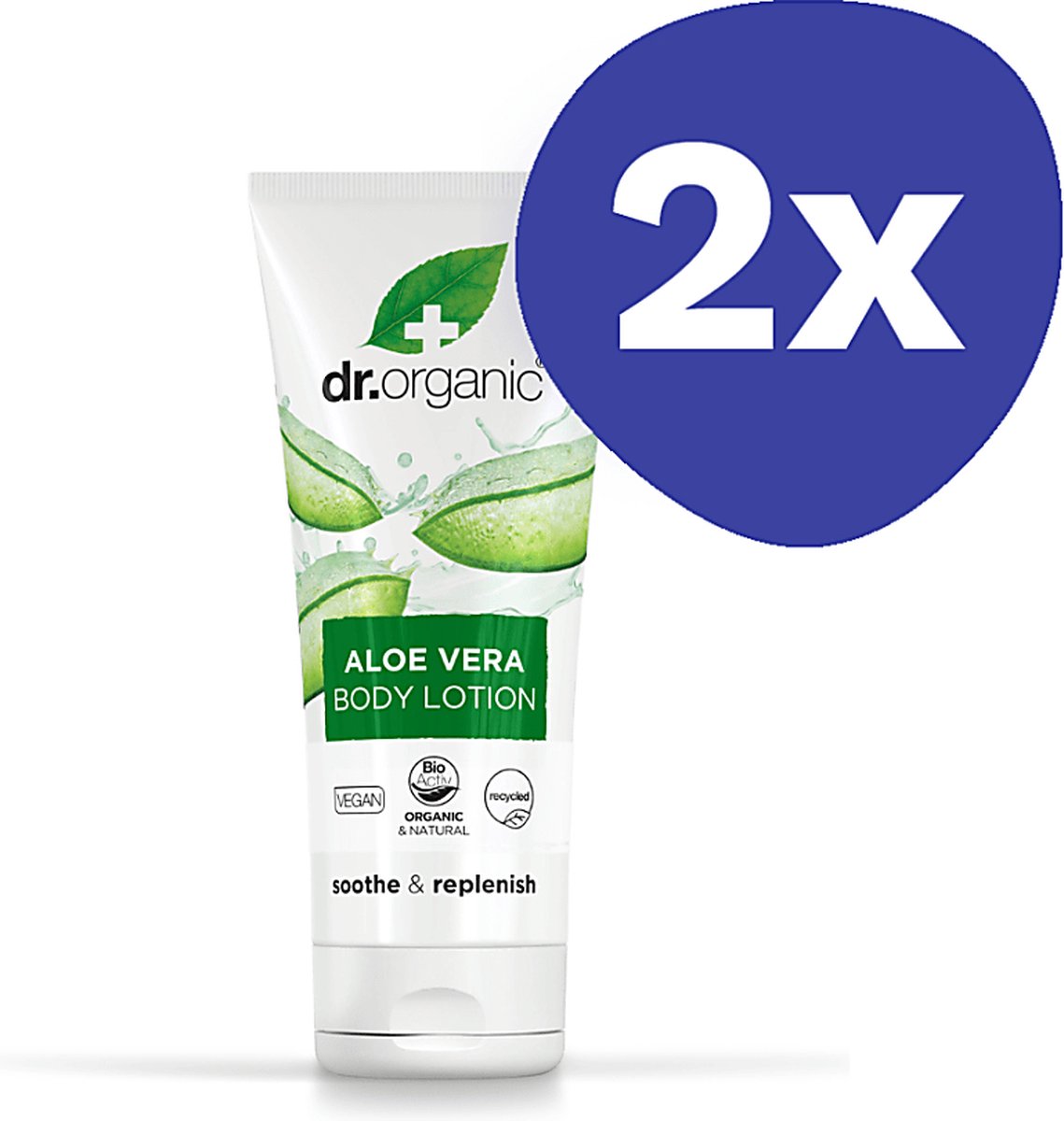 Goedkoopste Dr Organic Aloë Vera Bodylotion (2x 200ml