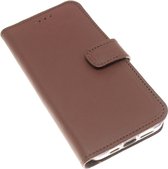 Coque Made-NL adaptée à l' iPhone 15 Coque Cuir de veau souple marron