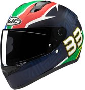 HJC C10 Brad Binder 33 Black Green XS - Maat XS - Helm