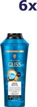 6x Gliss-Kur Shampoo – Aqua Revive 400 ml