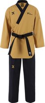 Costume de taekwondo JCalicu poomsae high dan | WT | or-noir (Taille: 180)