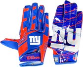 Wilson Adult NFL Stretch Fit Gloves Team New York Giants