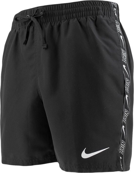 Nike zwemshort tape logo zwart - S