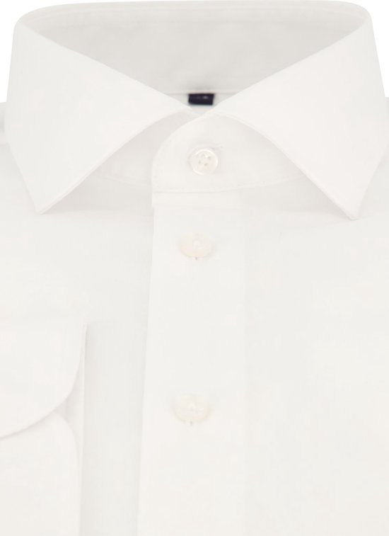CASA MODA modern fit overhemd - wit - Strijkvriendelijk - Boordmaat: 45