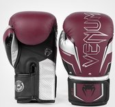 Venum Elite Evo (kick)bokshandschoenen Bordeaux Zilver 16 OZ