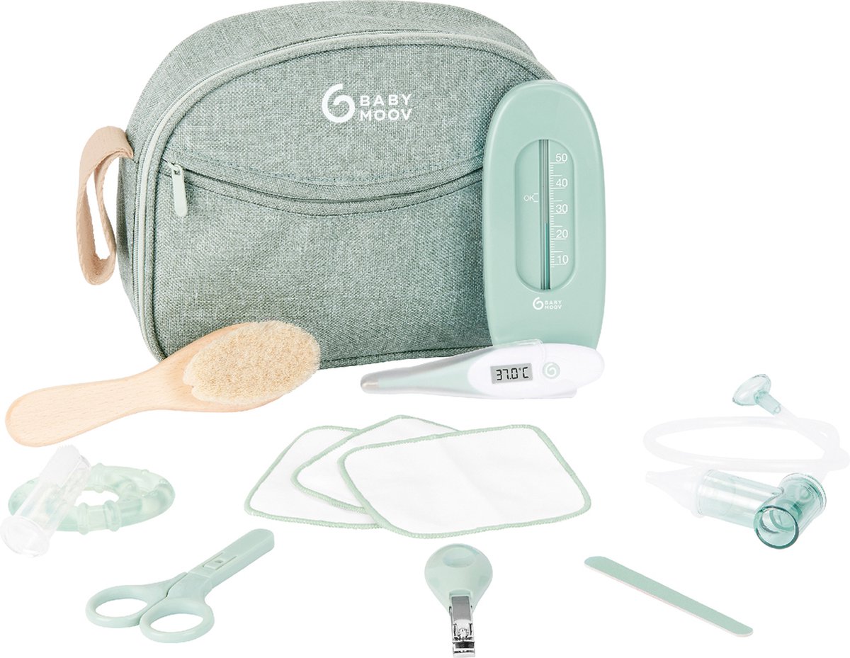 Goedkoopste Babymoov - Verzorgingsset Matcha - ECO - 10 delig