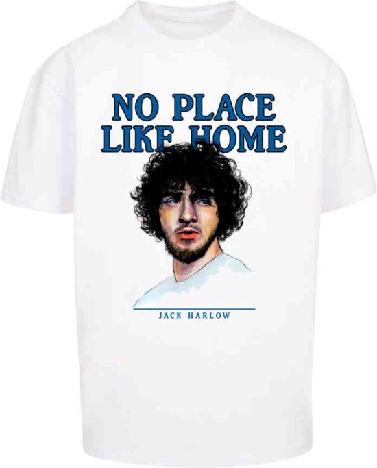 Mister Tee Jack Harlow - No place like Home Heren T-shirt - XL - Wit