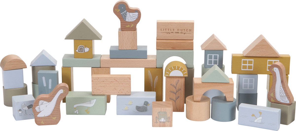 Little Dutch Bouwblokken Blue — afbeelding 9