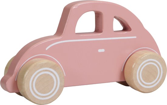Little Dutch Houten Auto Pink — afbeelding 5