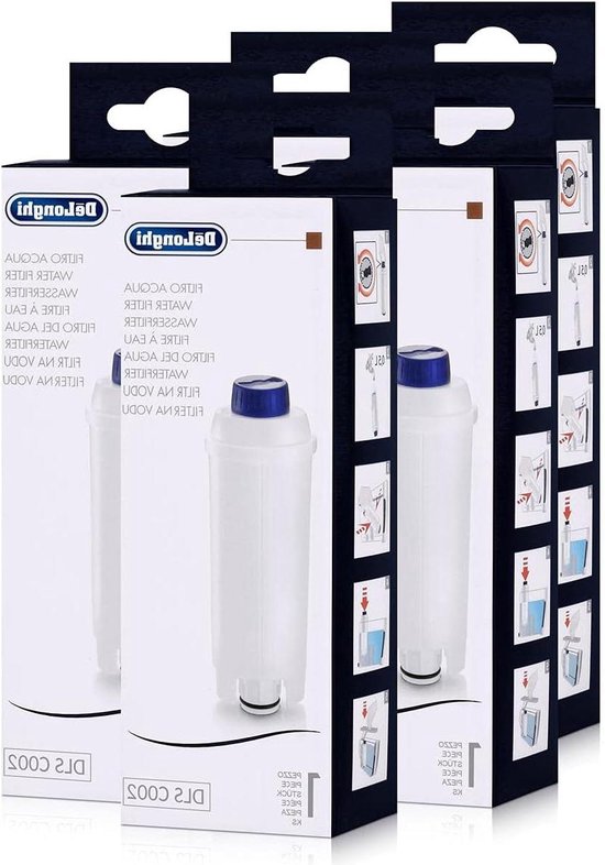 DeLonghi ECAM waterfilter - 4 stuks - DLSC321