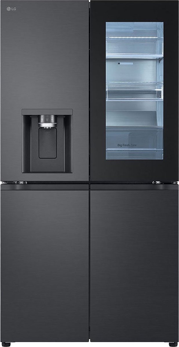 LG GMG960EVEE AMERIKAANSE KOELKAST BLACK STEEL 4 DEURS