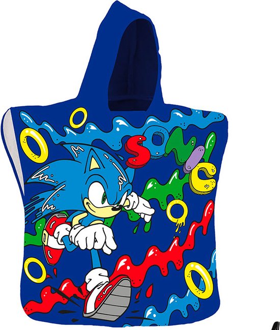 Sonic Poncho, Keep Running - 50 x 100 cm - Polyester