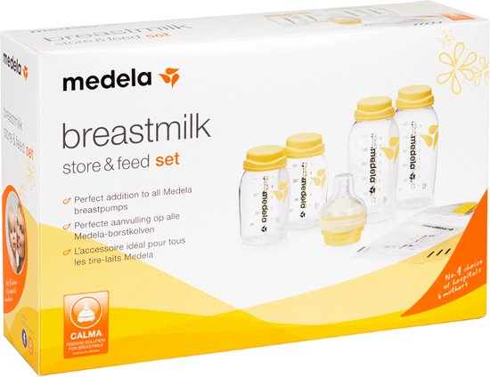 Medela bewaar- en voedingsset | Flessen voor het bewaren van moedermelk, Calma speen, zakjes voor het bewaren van moedermelk | BPA-vrij — afbeelding 4