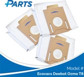 Ecovacs Deebot Ozmo T8 Stofzakken van Plus.Parts® geschikt voor Ecovacs - 3 stuks