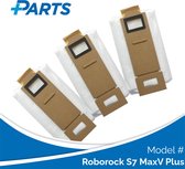 Roborock S7 MaxV Plus Stofzakken van Plus.Parts® geschikt voor Roborock - 3 stuks