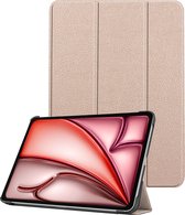 Hoesje Geschikt voor iPad Air 2024 (11 inch) Hoesje Case Hard Cover Hoes Book Case - Goud