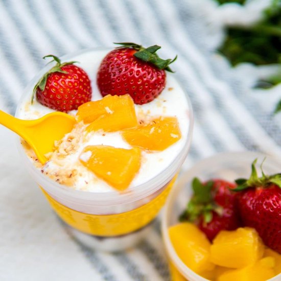 VL Yoghurt Potten Lepel Herbruikbare 600ML Overnight Haver Container Muesli Cup met Deksel BPA gratis Ontbijt