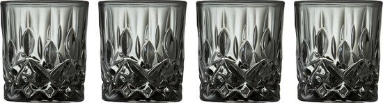 Lyngby Glas Sorrento Shotglas 4 cl 4 st. Smoke