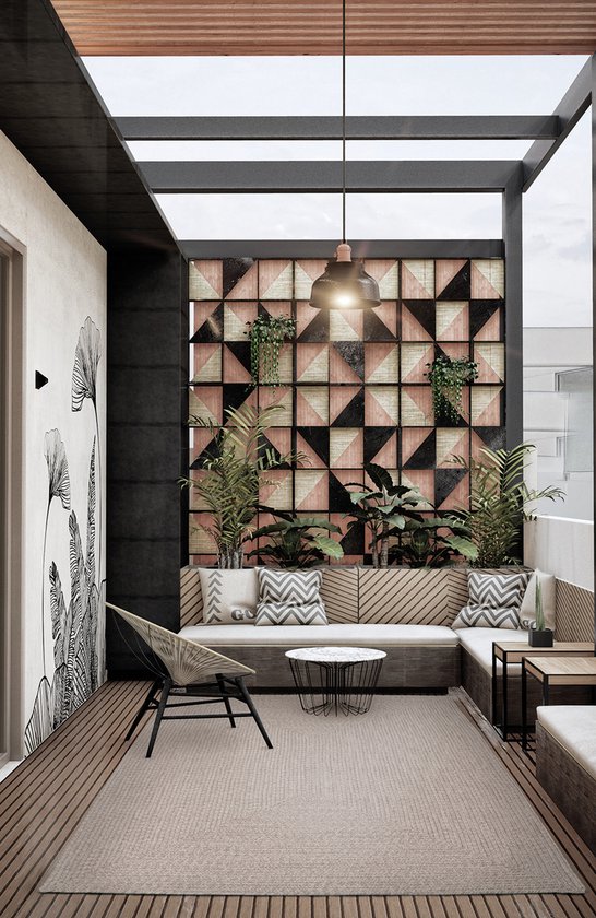 Tapis pour l'intérieur et l'extérieur - Réversible - Aspect sisal - Résistant aux intempéries - Salon Balcon Cuisine - Handgemaakt - Tapis de jardin - Style Boho moderne en jute - Beige - 80cm x 200cm