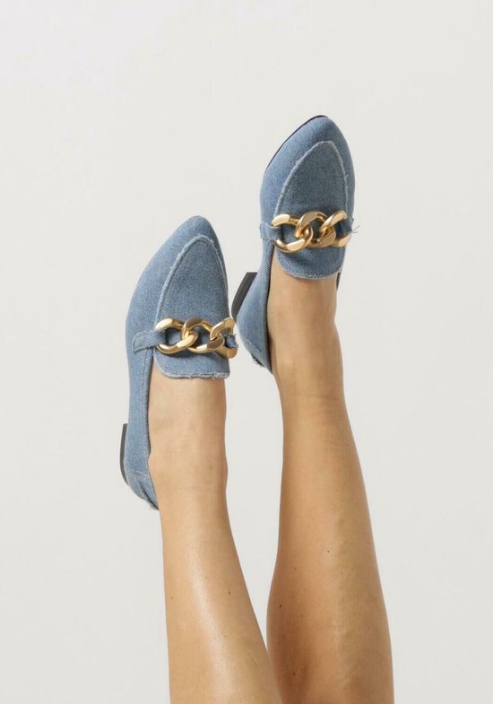 Notre-V 4638 Loafers - Instappers - Dames - Blauw - Maat 39,5