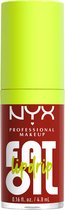 Bol.com NYX Professional Makeup Fat Oil Lip Drip Lipgloss - Tot 12 uur hydratatie - Verrijkt met kruipbraamolie framboosolie en ... aanbieding