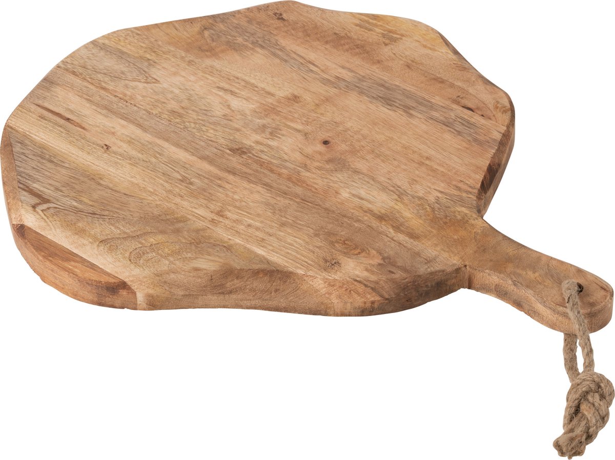 J-Line snijplank Organic Rond snijplank - hout - naturel - large
