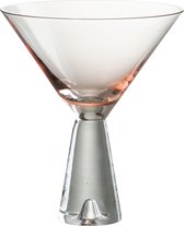 J-line verre à cocktail - verre - orange - 4 pcs