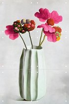 IXXI Fuchsia Enigma - Wanddecoratie - Bloemen en Planten - 40 x 60 cm