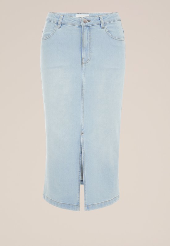 WE Fashion Dames high rise denim rok