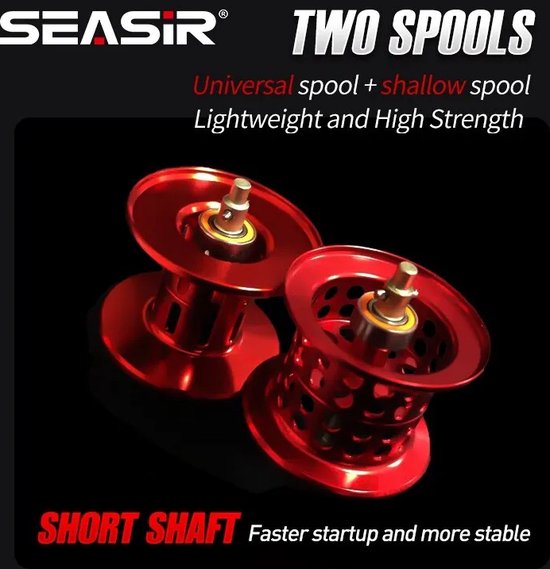 Mansory - Baitcasting Visrol - Carbon - Hybrid Ceramic Bearings - Ultralicht - 146G - Vissen - Visseizoen - Zomer — afbeelding 4