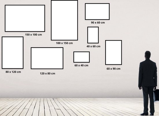 Décoration murale arbre abstrait - Tableaux arbres - Peinture sur toile Nature - Décoration murale chambre enfant - Peinture sur toile - Oeuvre 60x40 cm