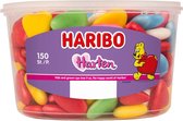 Haribo - Schuim Harten - 1 Silo a 150 Stuks - Schuimharten - Hartjes - Gekleurd - Vrolijk